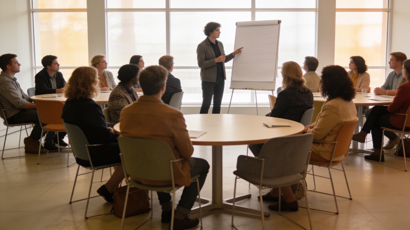 A professional workshop in progress